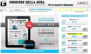 Procedura per usare il codice omaggio